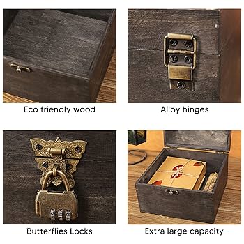 Amazon.com: Vintage Treasure Box, Treasure Storage Chest
